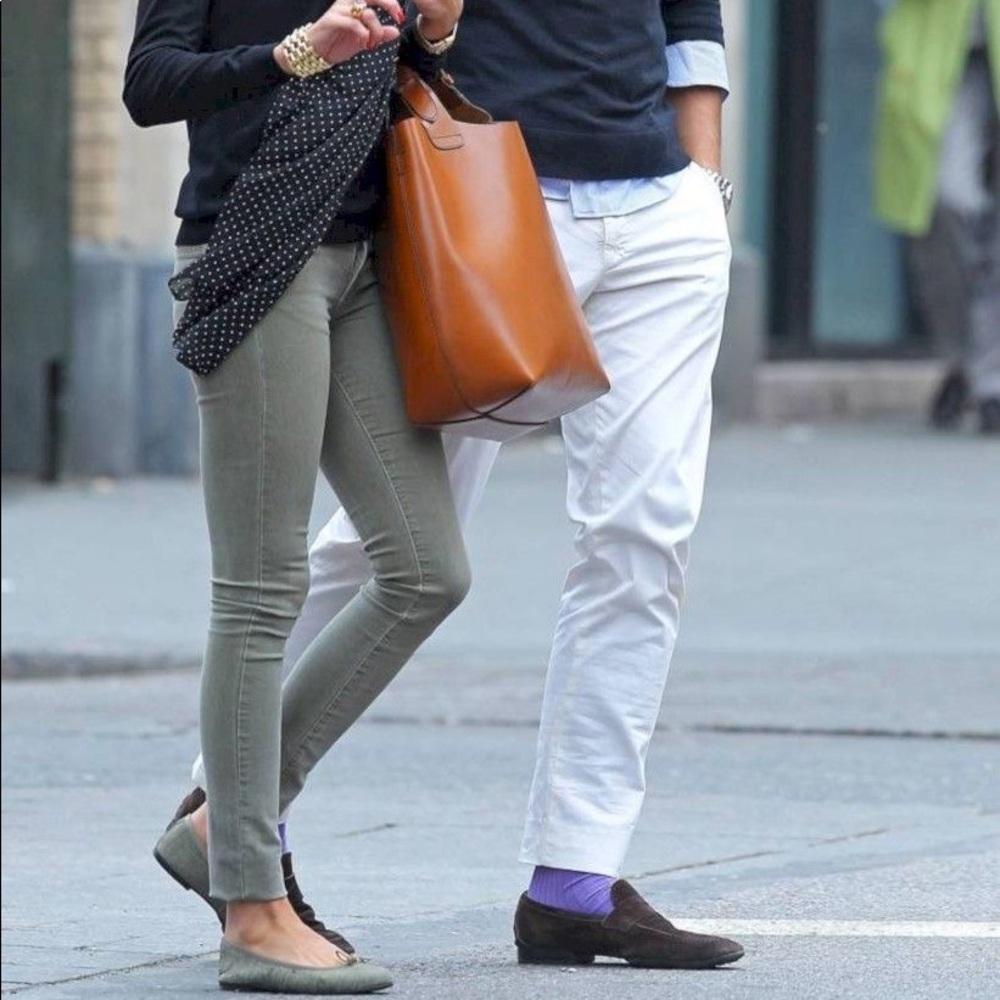 Emilio Pucci Grey Green Olive Moto Zipper Pants